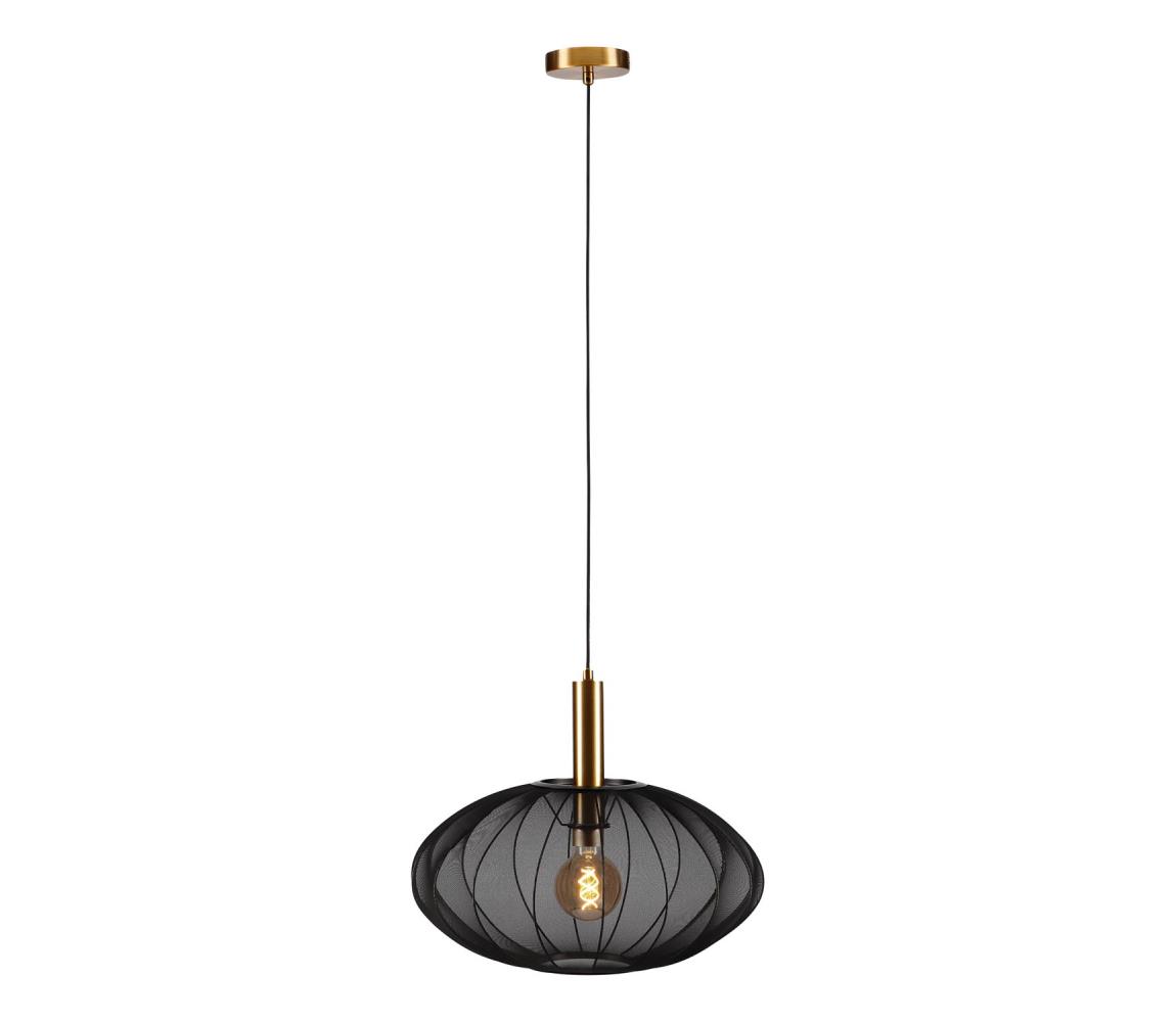 Lucide 03447/52/30 - Lustr na lanku CORINA 1xE27/40W/230V pr. 50 cm černá 03447/52/30