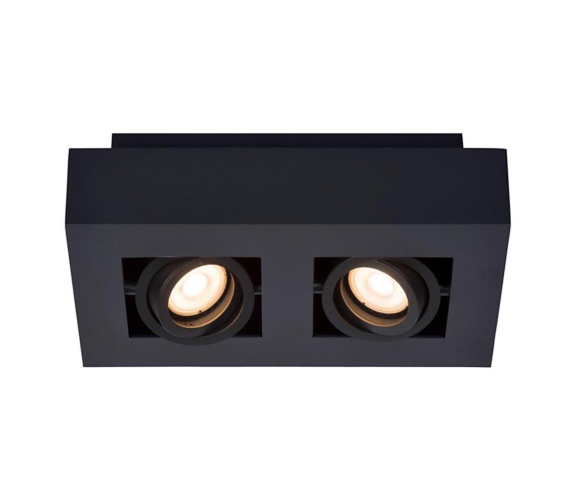 Lucide 09119/11/30 - LED Bodové svítidlo XIRAX 2xGU10/5W/230V černá 09119/11/30