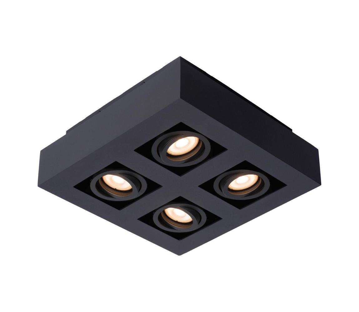 Lucide 09119/21/30 - LED Bodové svítidlo XIRAX 4xGU10/5W/230V černá 09119/21/30