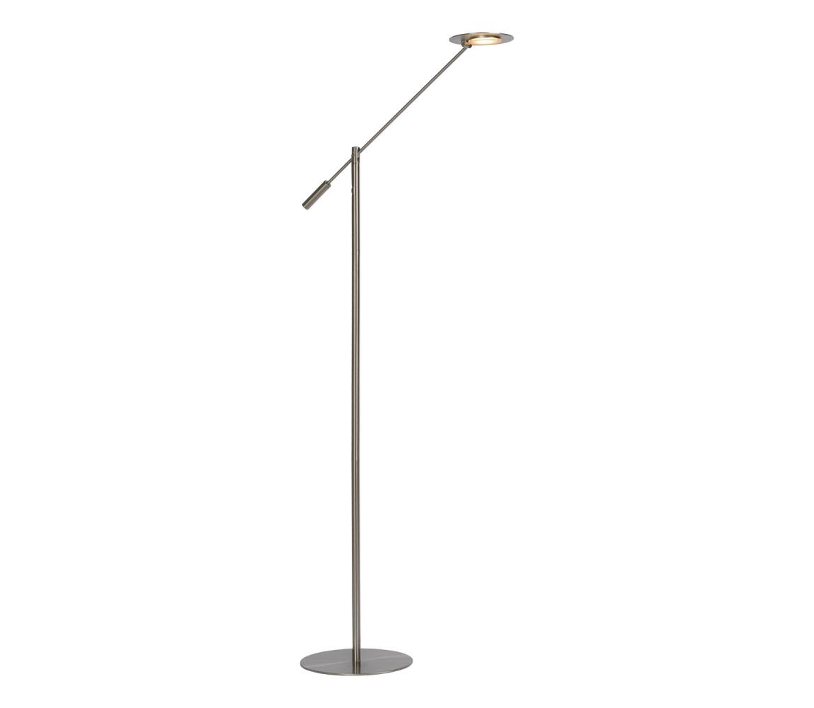Lucide 19766/09/12 - LED Stmívatelná stojací lampa ANSELMO LED/9W/230V chrom 19766/09/12