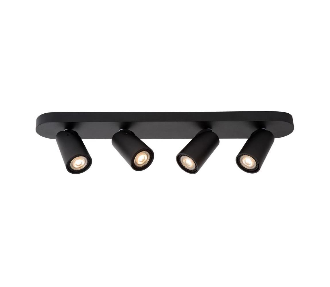 Lucide 23954/21/30 - LED Bodové svítidlo XYRUS 4xGU10/5W/230V černá 23954/21/30