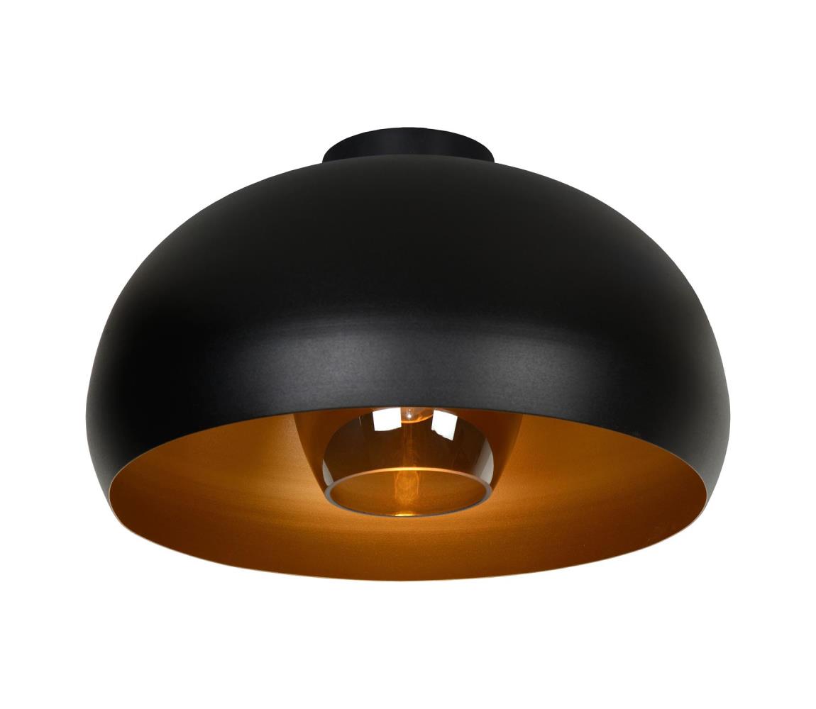 Lucide 30186/38/30 - Stropní svítidlo SHARAN 1xE27/60W/230V pr. 38 cm černá 30186/38/30