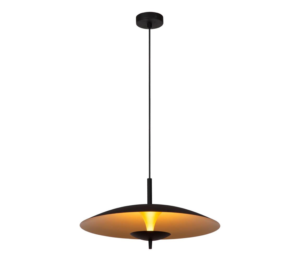 Lucide 30461/09/30 - LED Stmívatelný lustr na lanku VULCAN LED/9W/230V černá 30461/09/30