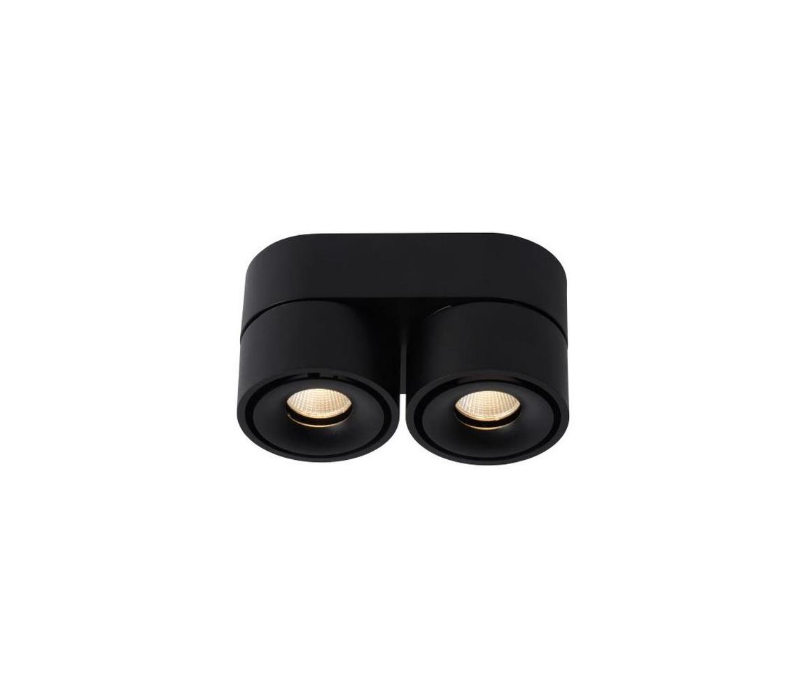 Lucide 35911/16/30 - LED Stmívatelné bodové svítidlo YUMIKO 2xLED/8W/230V černá 35911/16/30