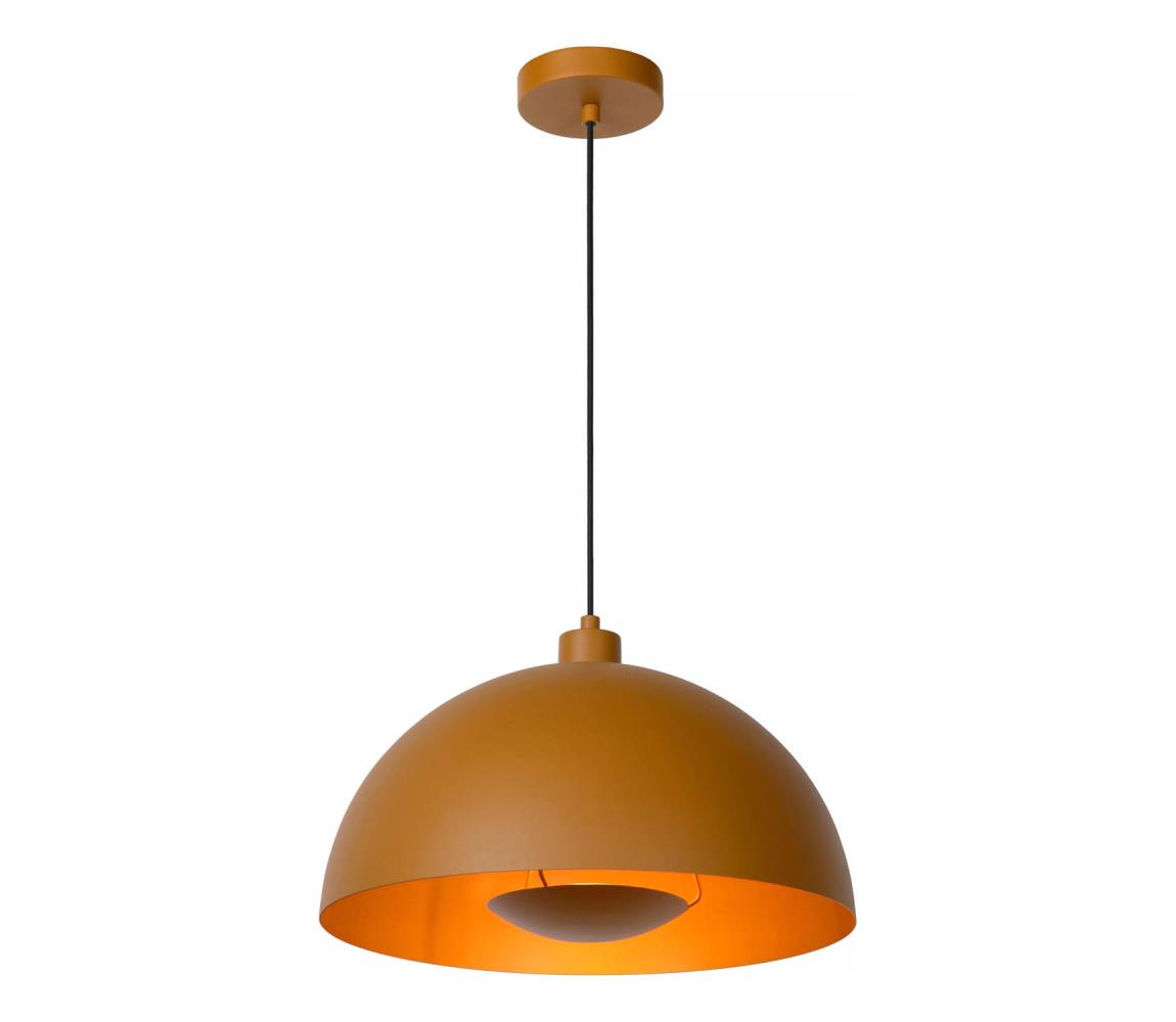 Lucide 45496/01/44 - Lustr na lanku SIEMON 1xE27/40W/230V oranžová 45496/01/44