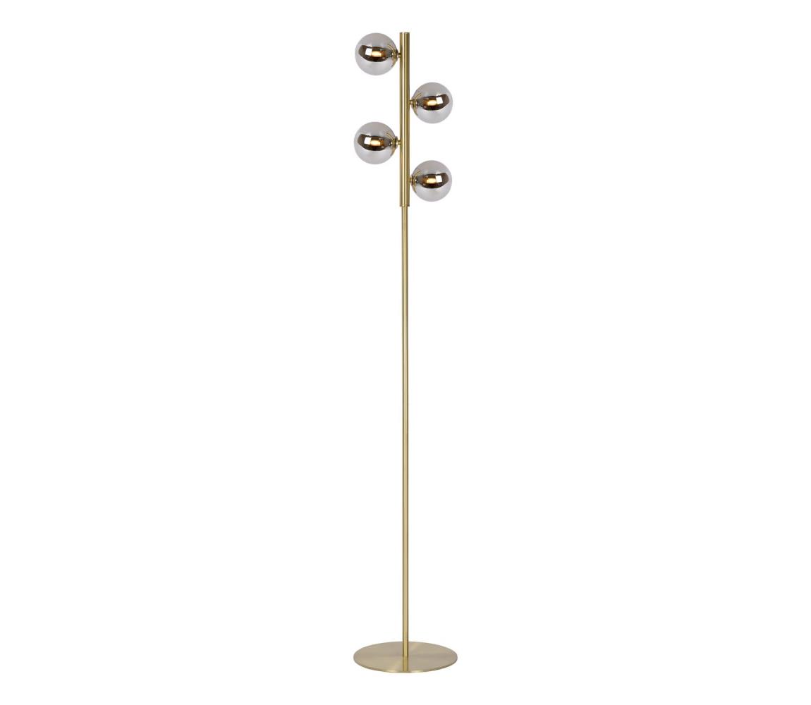 Lucide 45774/04/02 - Stojací lampa TYCHO 4xG9/28W/230V zlatá 45774/04/02
