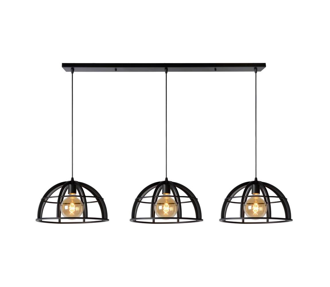 Lucide 76464/03/30 - Lustr na lanku DIKRA 3xE27/60W/230V 76464/03/30