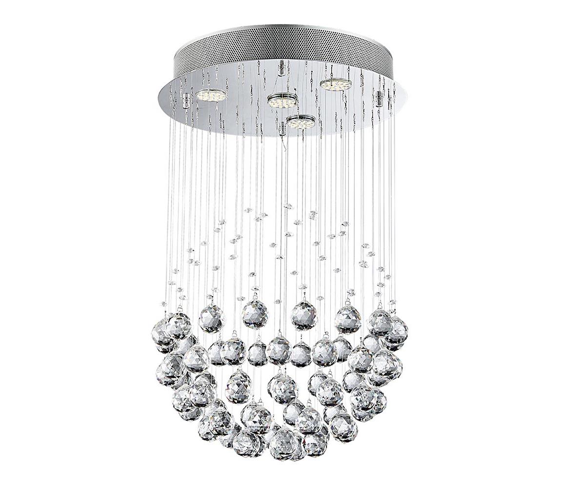 LUXERA  - Křišťálový přisazený lustr XAVER 4xGU10/50W/230V 