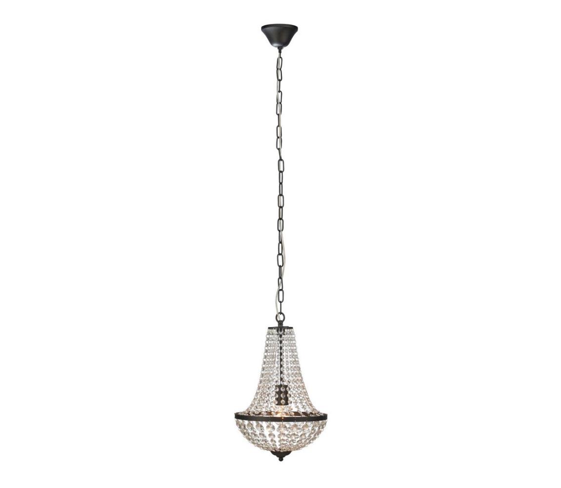 Markslöjd 107026 - Křišťálový lustr na řetězu GRÄNSÖ 1xE27/60W/230V 107026