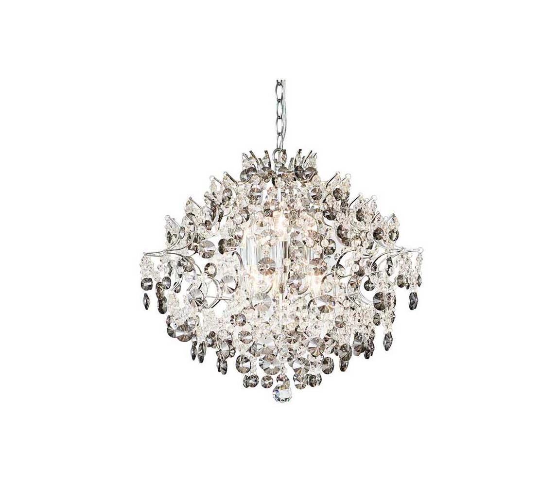 Markslöjd 107415 - Křišťálový lustr na řetězu HIDDEN 6xE14/40W/230V 107415