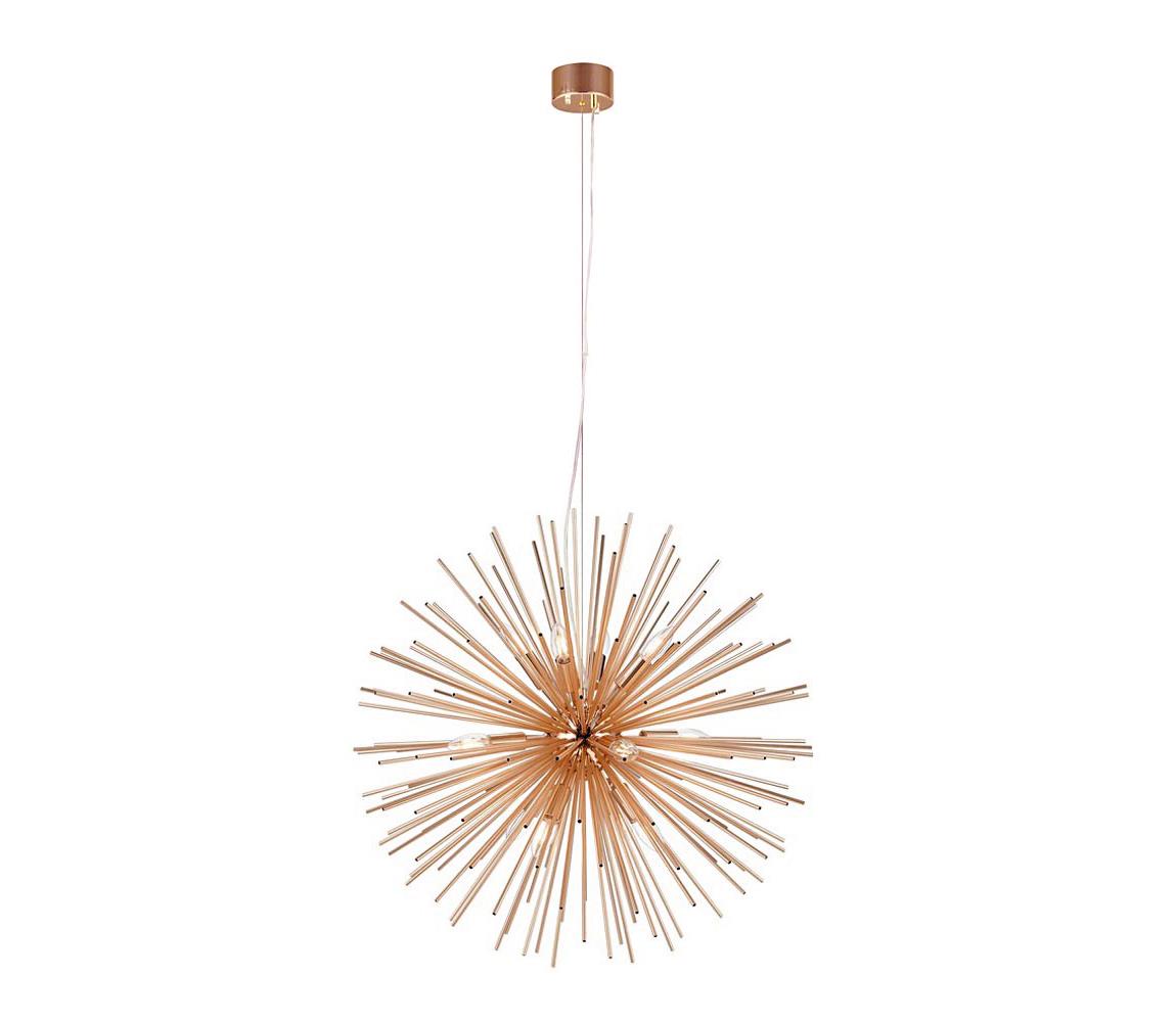 Markslöjd 107752 - Lustr na lanku SOLEIL 12xE14/20W/260V rose gold 107752