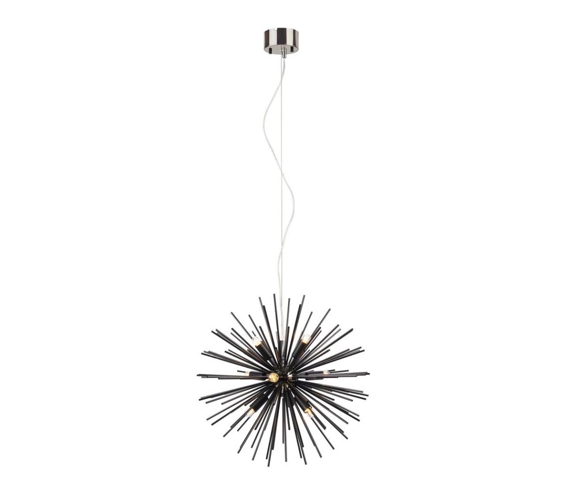 Markslöjd 108048 - Lustr na lanku SOLEIL 9xE14/20W/230V černá 108048