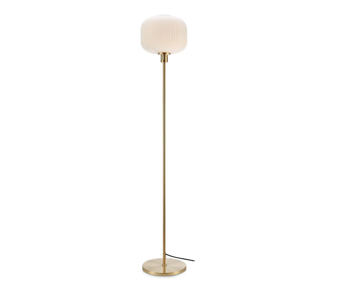Markslöjd 108054 - Stojací lampa SOBER 1xE27/40W/230V mosaz 108054