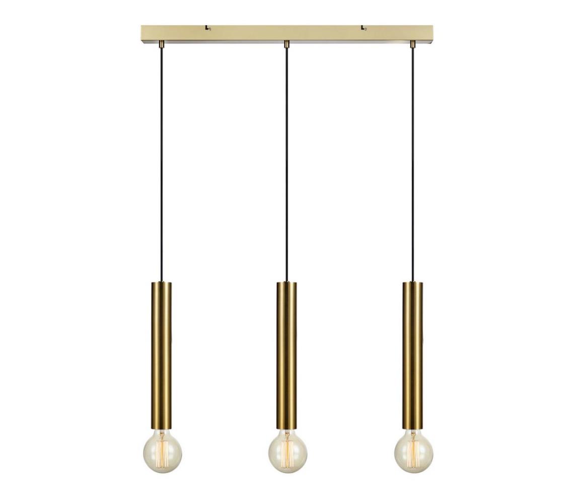 Markslöjd 108261 - Lustr na lanku SENCILLO 3xE27/40W/230V zlatá 108261
