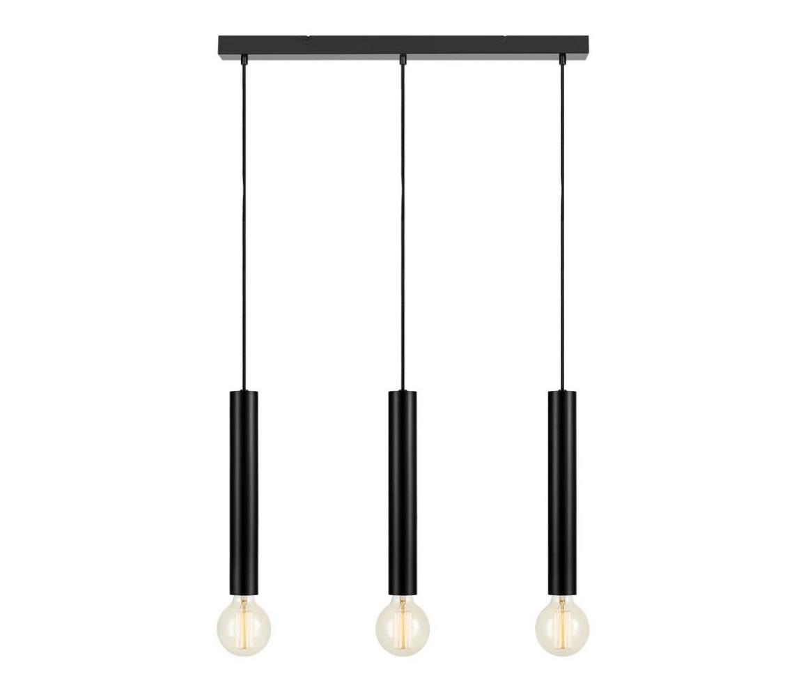 Markslöjd 108262 - Lustr na lanku SENCILLO 3xE27/40W/230V černá 108262