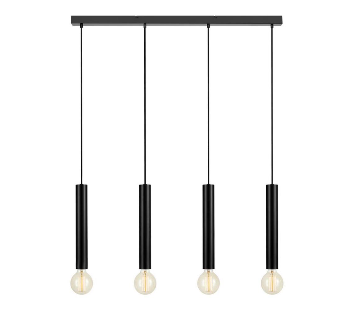 Markslöjd 108264 - Lustr na lanku SENCILLO 4xE27/40W/230V černá 108264