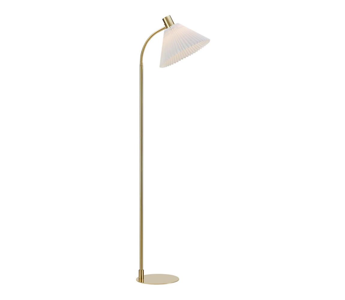 Markslöjd 108569 - Stojací lampa MIRA 1xE27/40W/230V zlatá 108569