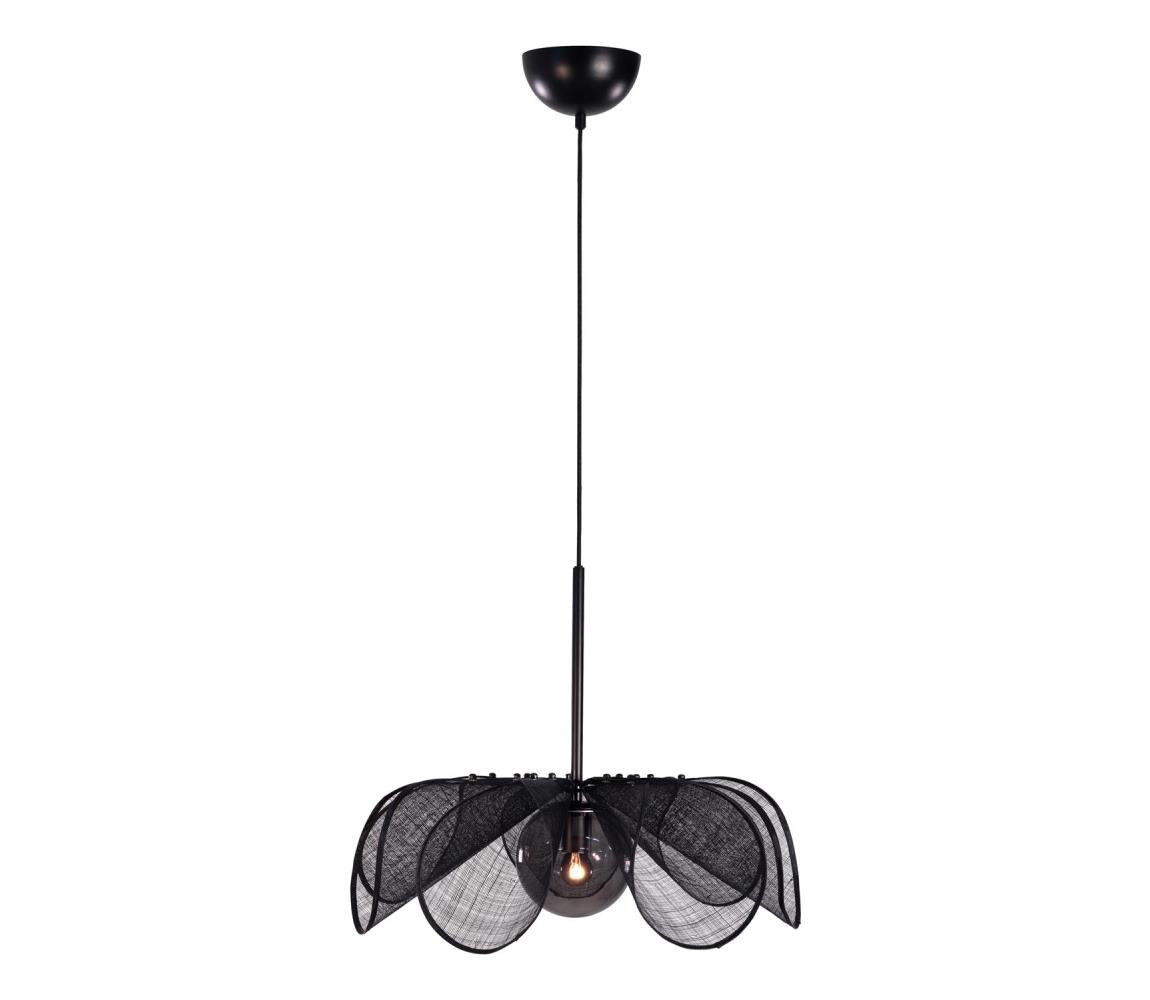 Markslöjd 108660 - Lustr na lanku STYRKA 1xE27/40W/230V pr. 63 cm černá 108660