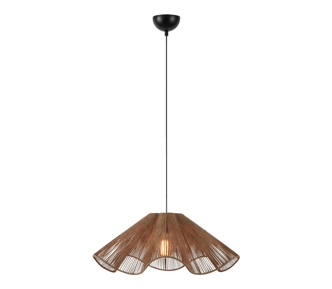 Markslöjd 108681 - Lustr na lanku NAMI 1xE27/40W/230V hnědá 108681