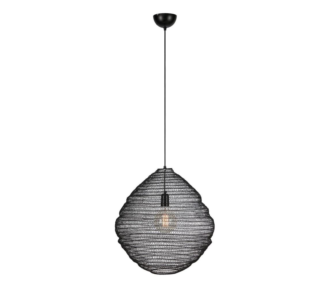 Markslöjd 108772 - Lustr na lanku TAZZA 1xE27/40W/230V černá 108772
