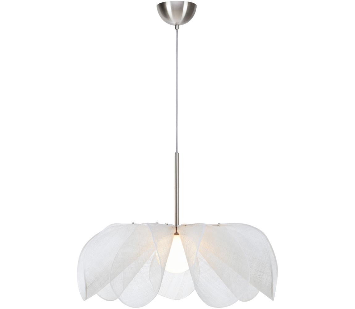 Markslöjd 108818 - Lustr na lanku STYRKA 1xE27/40W/230V pr. 75 cm bílá 108818