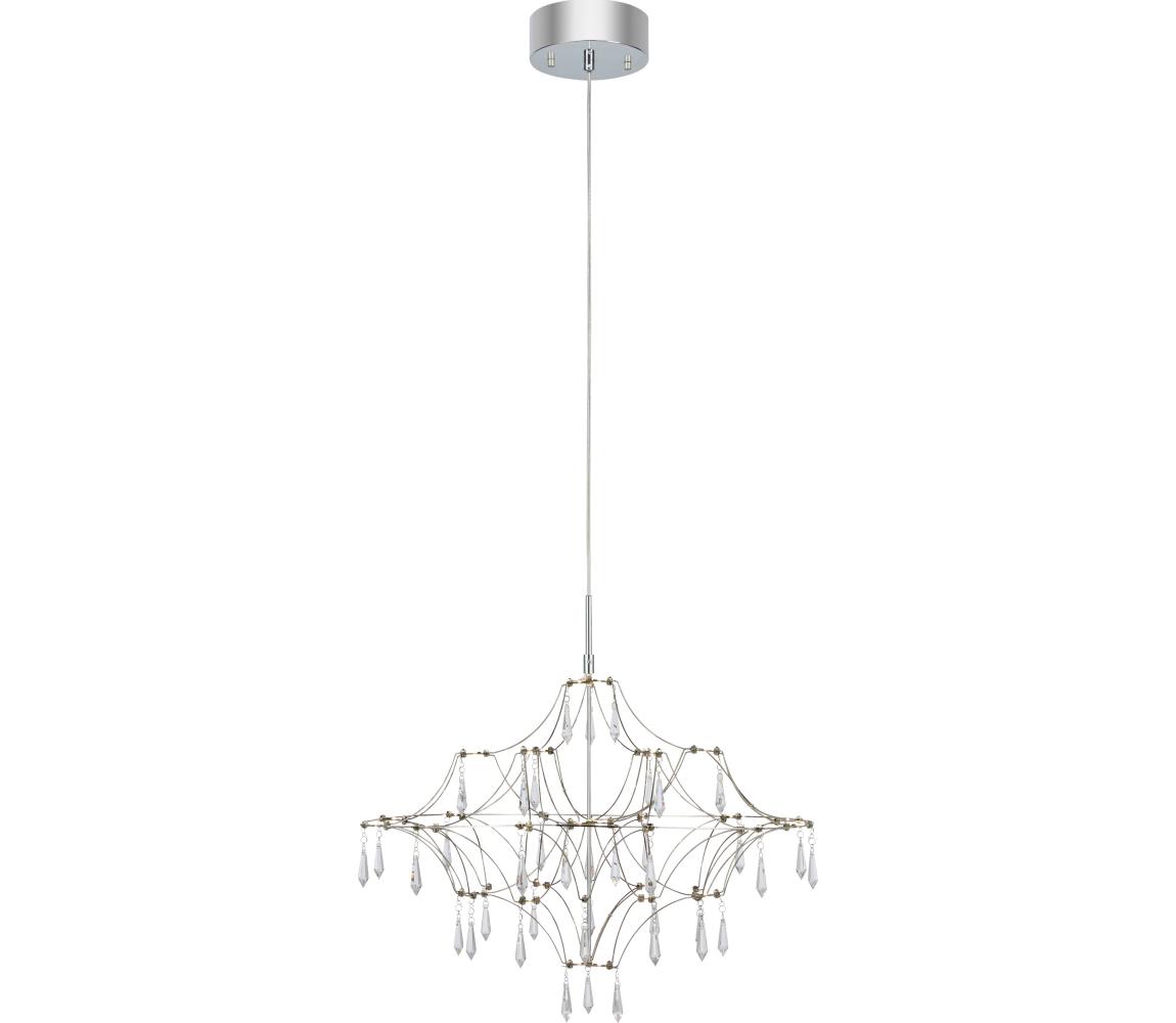 Markslöjd 108869 - LED Stm. křišť. lustr na lanku EFESOS LED/14W/230V pr. 60 cm 108869