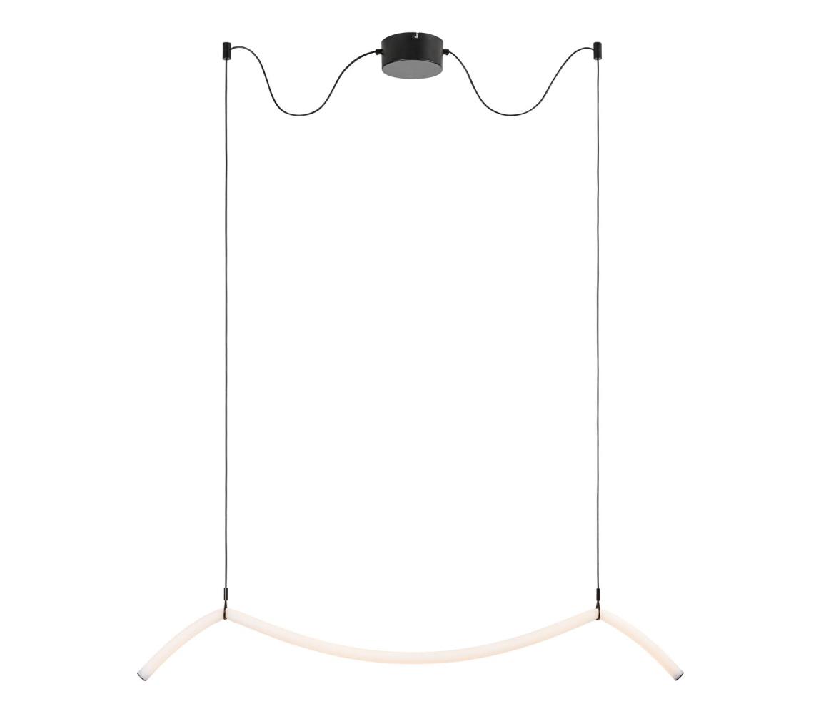Markslöjd 108873 - LED Stmívatelný lustr na lanku MELT LED/13W/230V černá 108873