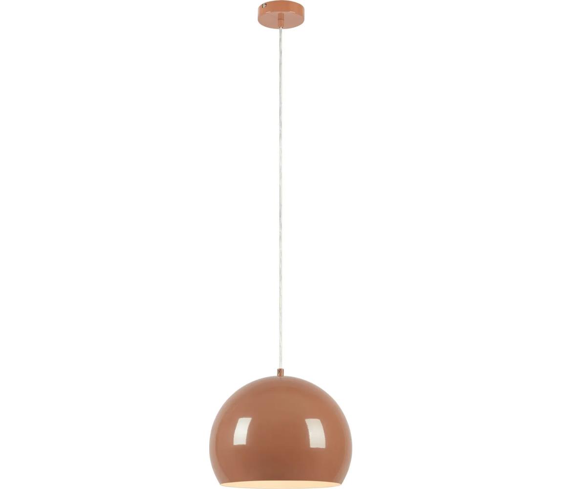 Markslöjd 108987 - Lustr na lanku POP 1xE27/40W/230V pr. 28 cm hnědá 108987