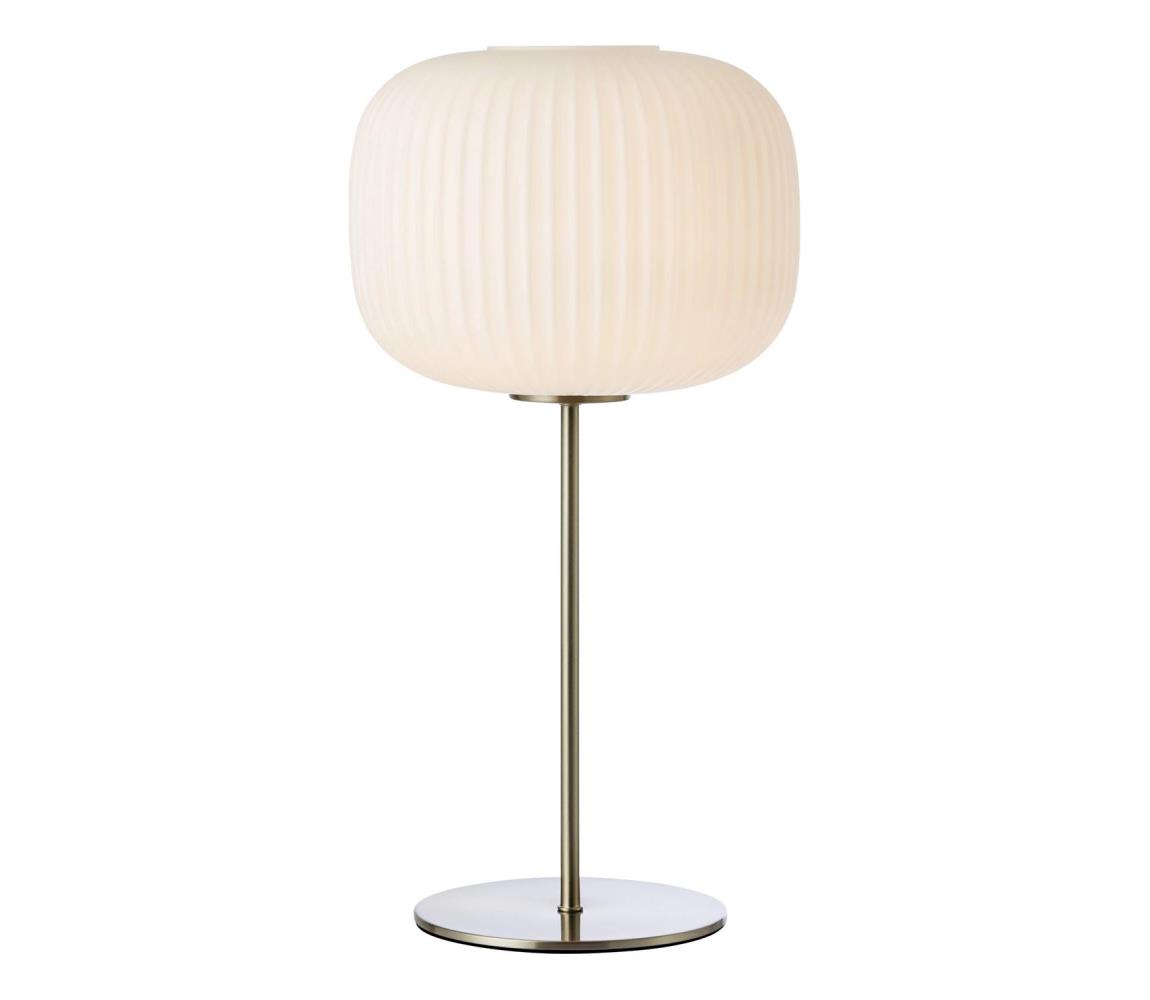 Markslöjd 109007 - Stolní lampa SOBER 1xE27/40W/230V bílá/matný chrom 109007