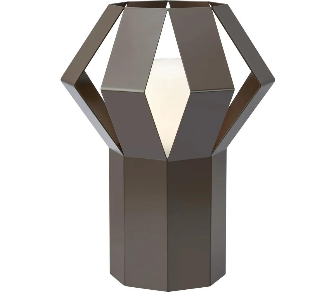 Markslöjd 109148 - Stolní lampa OCTA 1xE27/60W/230V hnědá 109148