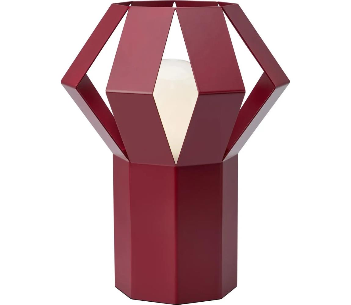Markslöjd 109150 - Stolní lampa OCTA 1xE27/60W/230V vínová 109150