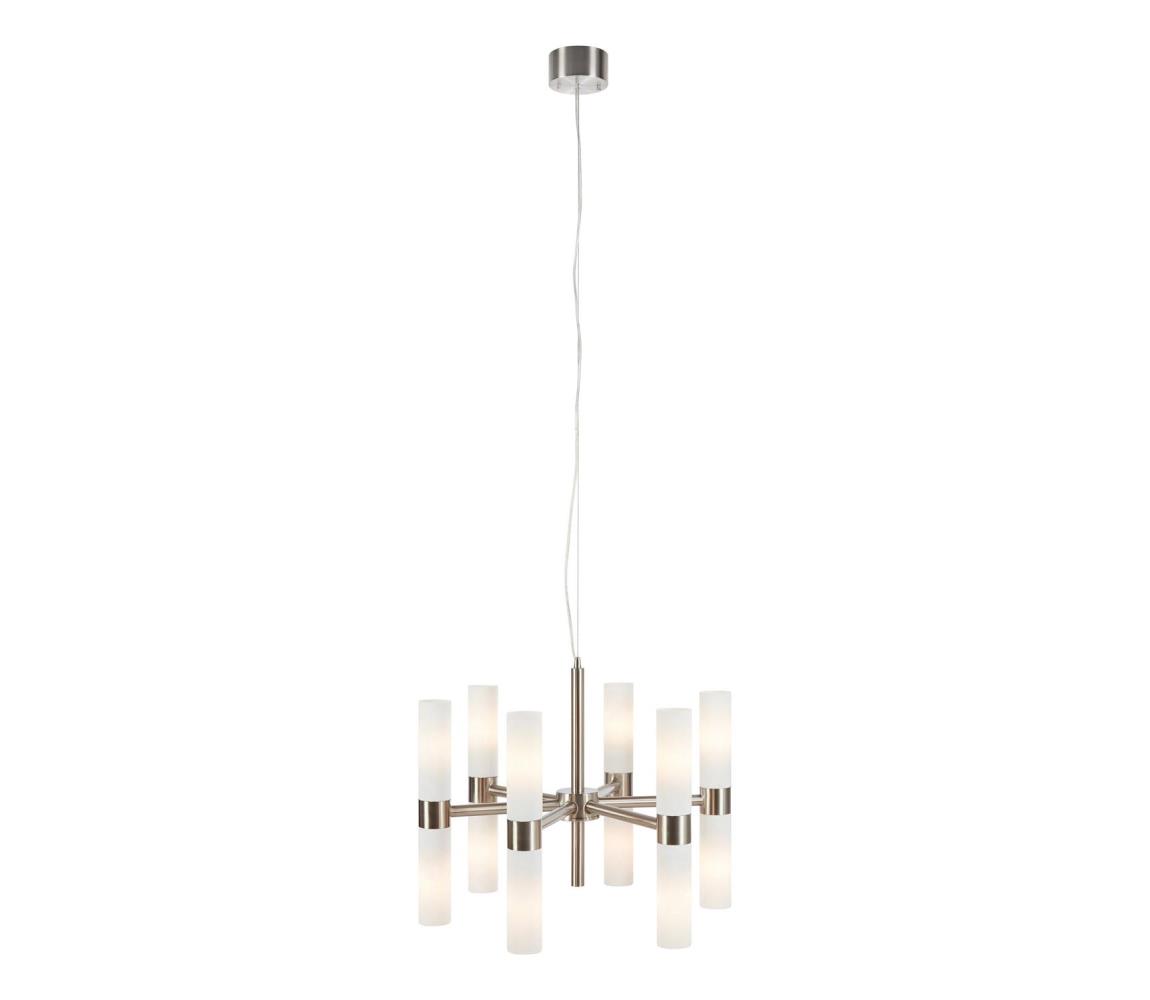 Markslöjd 109154 - Lustr na lanku ELARA 12xE14/40W/230V matný chrom 109154