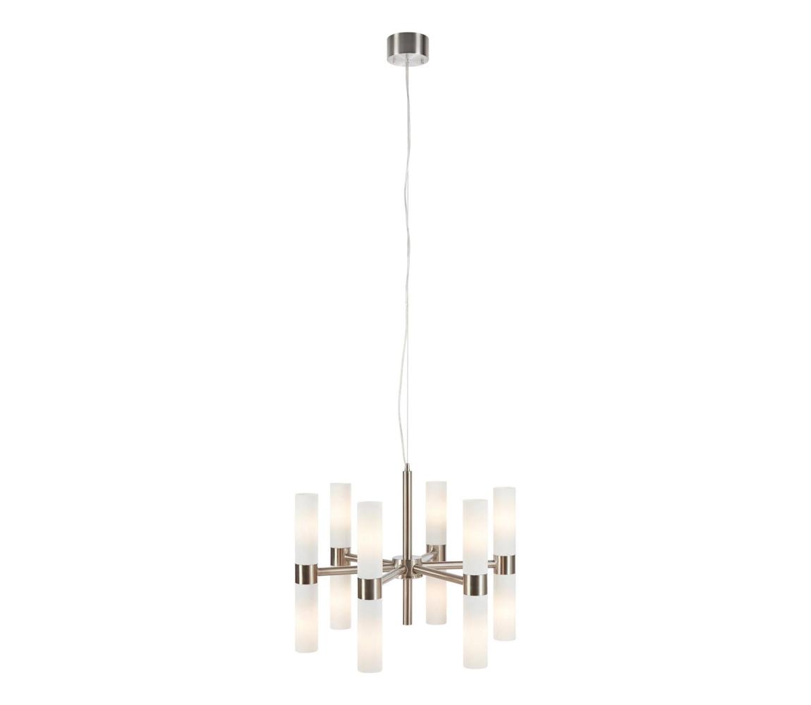 Markslöjd 109154 - Lustr na lanku ELARA 12xE14/40W/230V pr. 60 cm matný chrom 109154