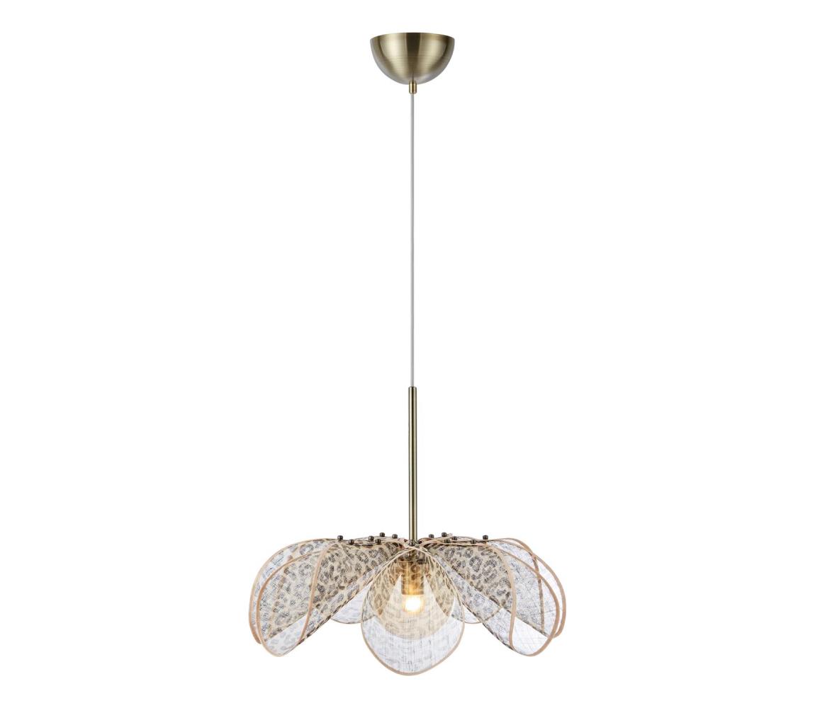 Markslöjd 109169 - Lustr na lanku STYRKA 1xE27/40W/230V pr. 63 cm béžová 109169