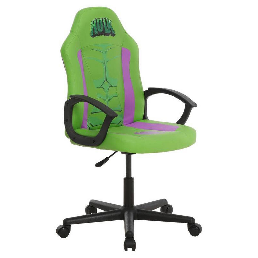 Marvel HERNÍ ŽIDLE, vzhled kůže, zelená, fialová, černá