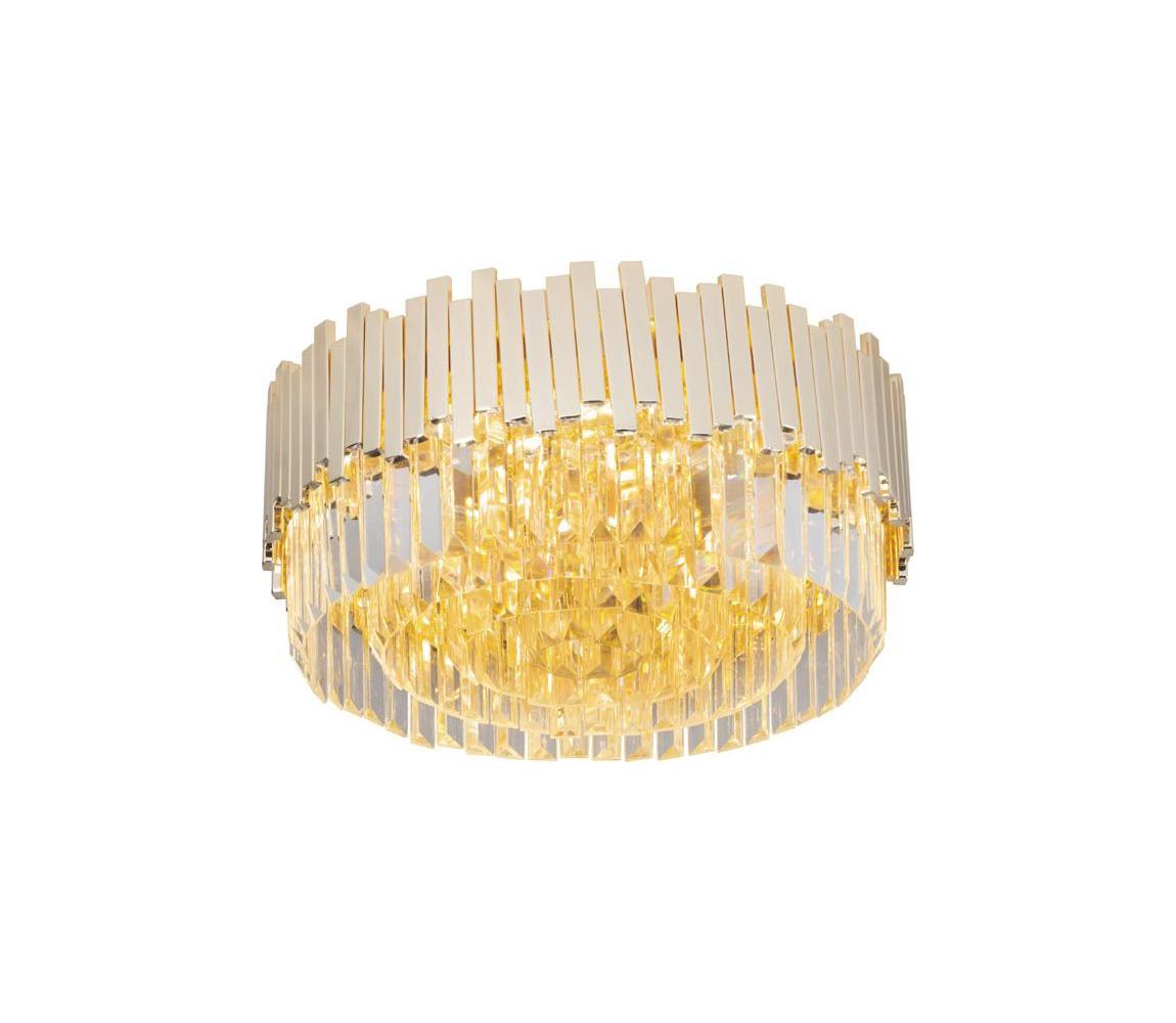 MAXLIGHT C0165 - Stropní svítidlo TREND 8xE14/40W/230V pr. 45 cm zlatá C0165