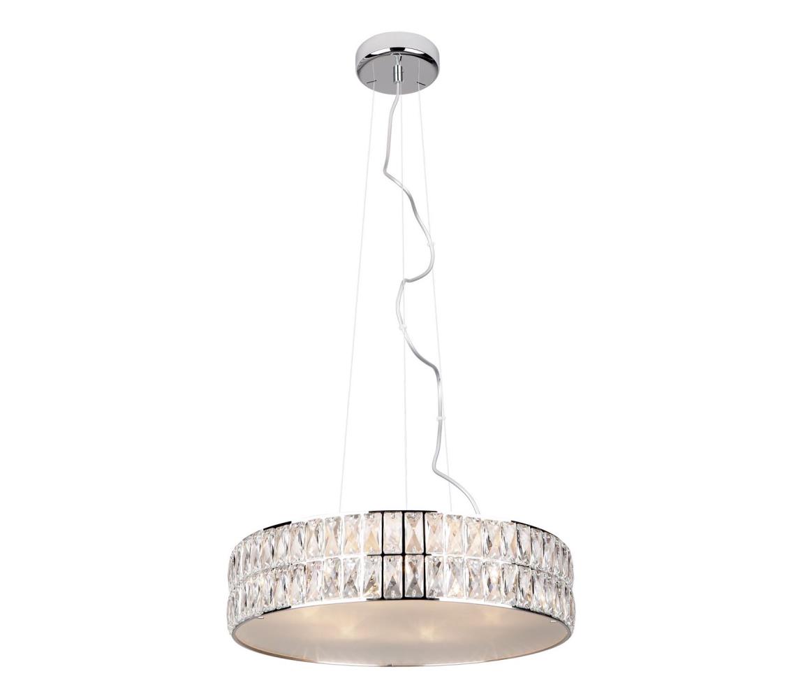 MAXLIGHT P0236 - Lustr na lanku DIAMANTE 5xG9/42W/230V pr. 38 cm chrom P0236