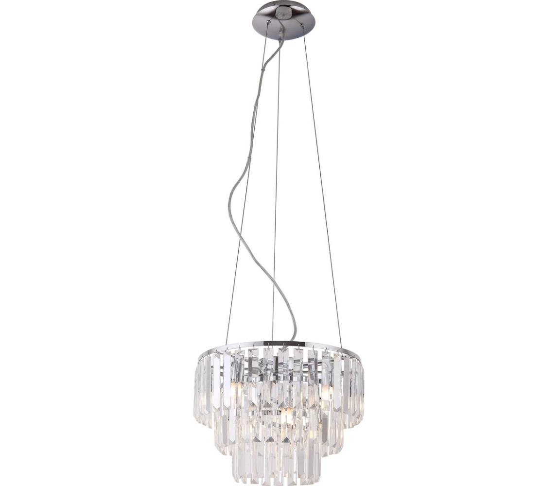 MAXLIGHT P0259 - Lustr na lanku MONACO 9xG9/40W/230V pr. 42 cm chrom P0259