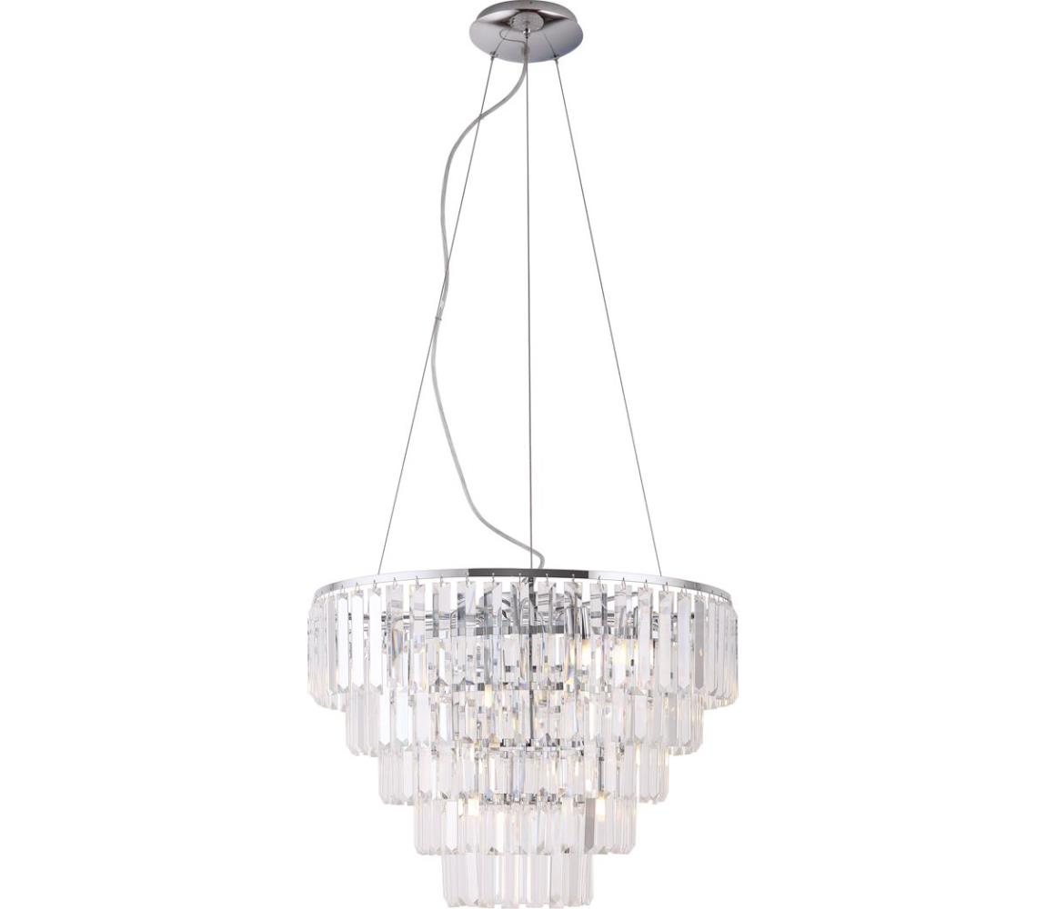 MAXLIGHT P0260 - Lustr na lanku MONACO 15xG9/40W/230V pr. 60 cm chrom P0260