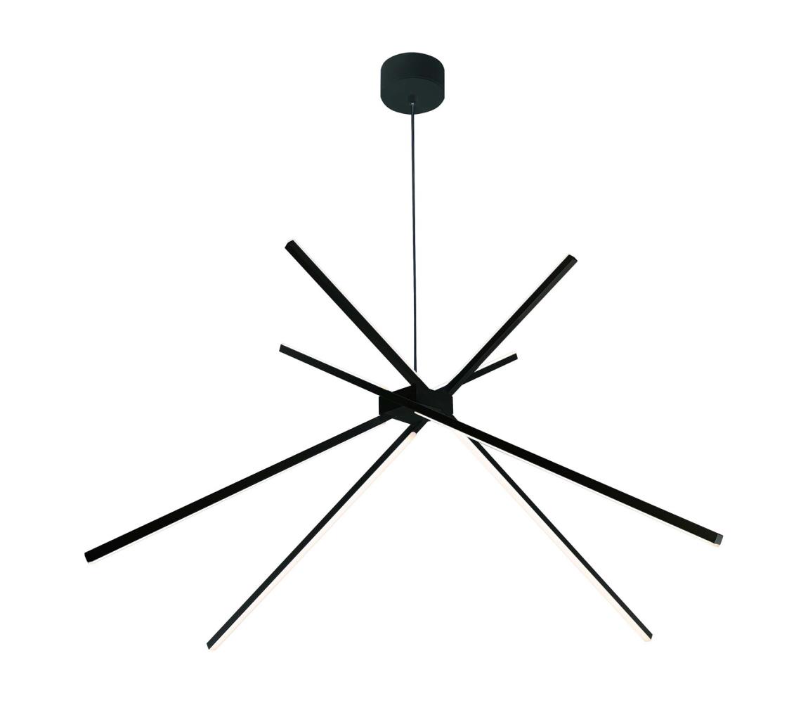 MAXLIGHT P0412 - LED Lustr na lanku SPIDER LED/33W/230V černá P0412