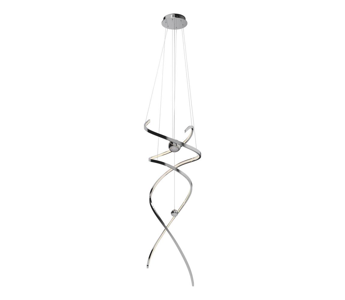 MAXLIGHT P0482D -LED S. lustr na lanku RITZ LED/100W/230V pr. 60 cm CRI 90 chrom P0482D