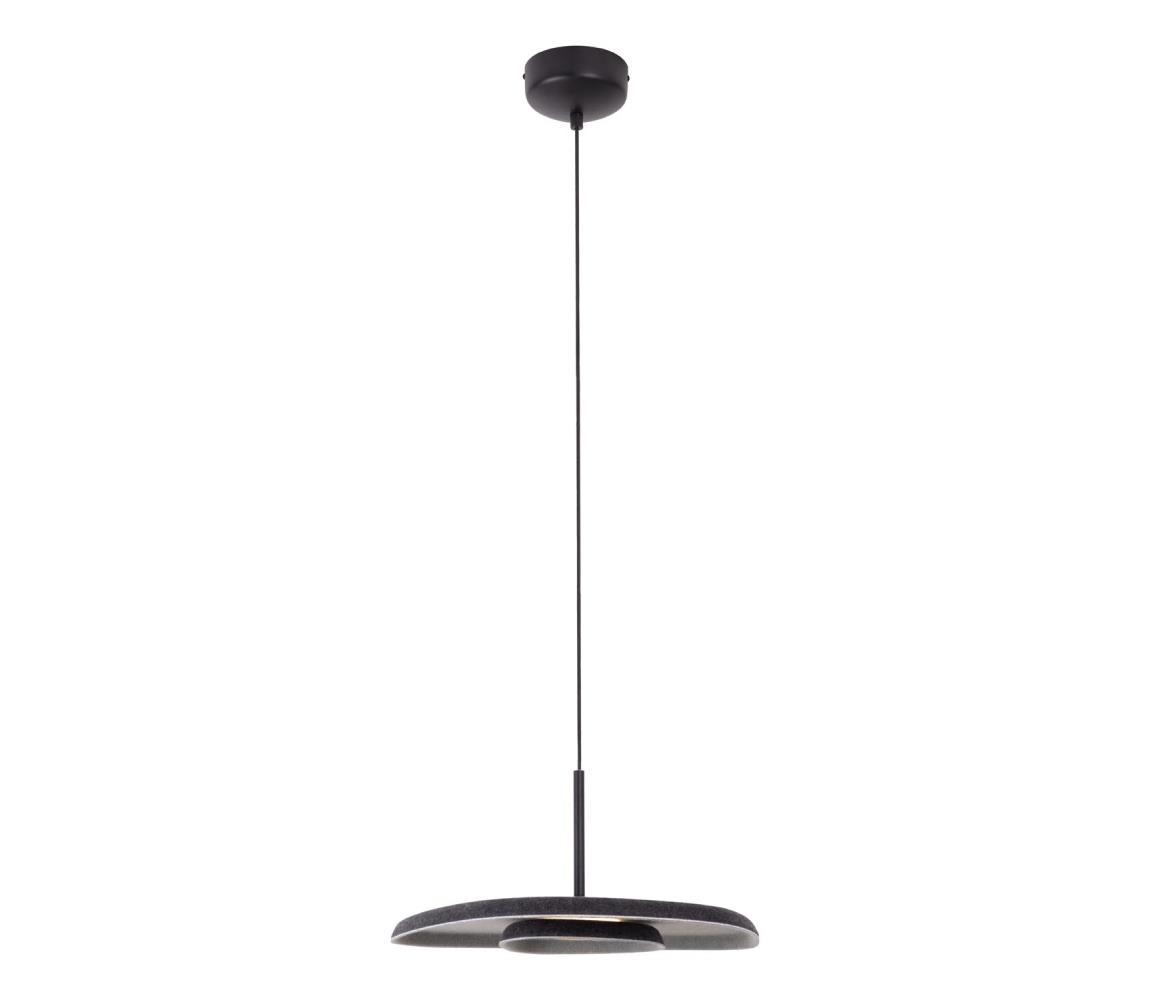 MAXLIGHT P0560 - LED Lustr na lanku DEUX LED/5W/230V černá P0560