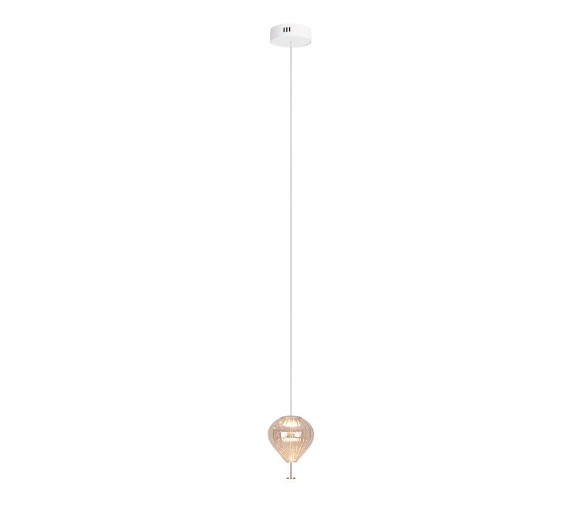 MAXLIGHT P0575 - LED Lustr na lanku PALLONCINI 2xLED/3W/230V pr. 12 cm béžová P0575