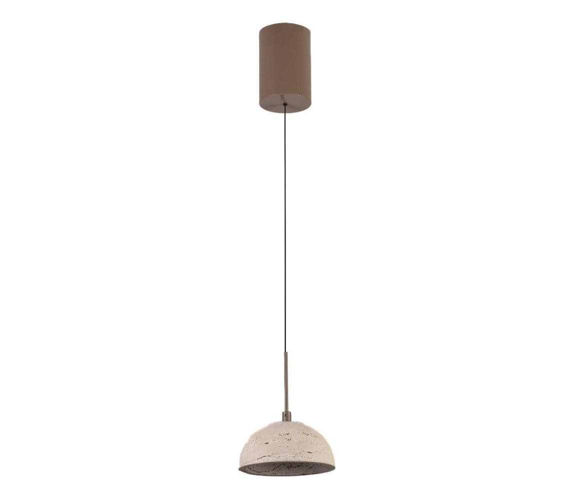 MAXLIGHT P0666 - LED Lustr na lanku CUCCINA LED/57W/230V pr. 15 cm béžová P0666
