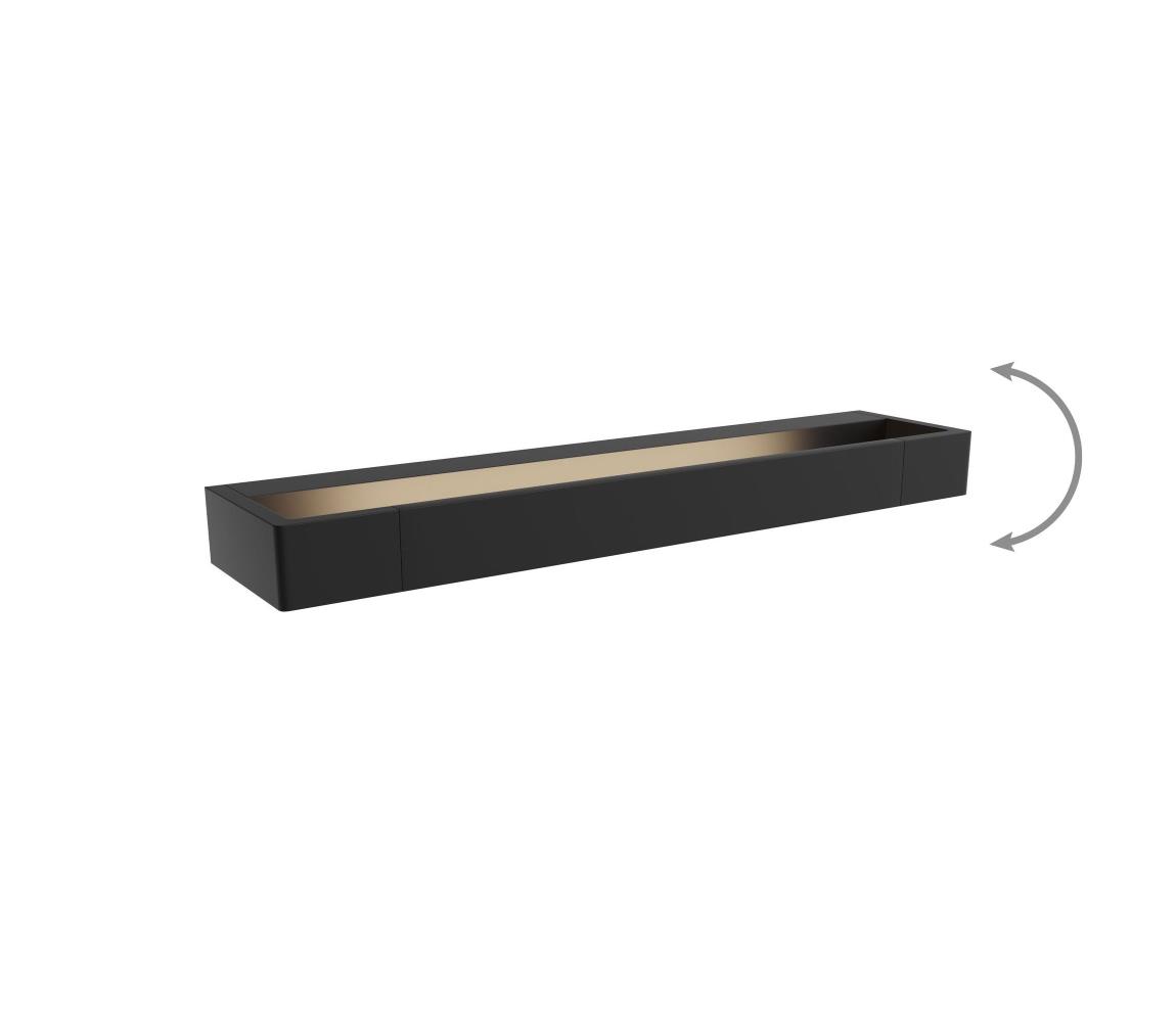 MAXLIGHT W0307 - LED Koupelnové nástěnné svítidlo FLINK LED/12W/230V IP44 černá W0307