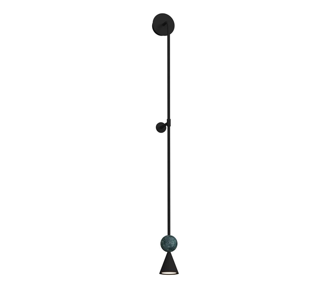 MAXLIGHT W0446 - LED Nástěnná lampa BINGO LED/8W/230V CRI 92 černá/zelená W0446