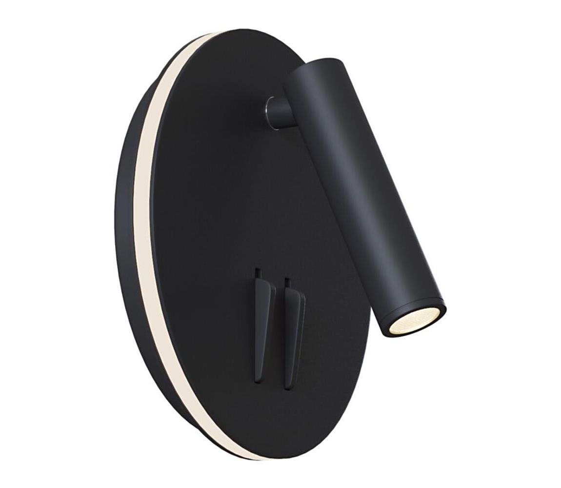 Maytoni C176-WL-01-6W-B - LED Nástěnné bodové svítidlo IOS LED/9W/230V černá C176-WL-01-6W-B