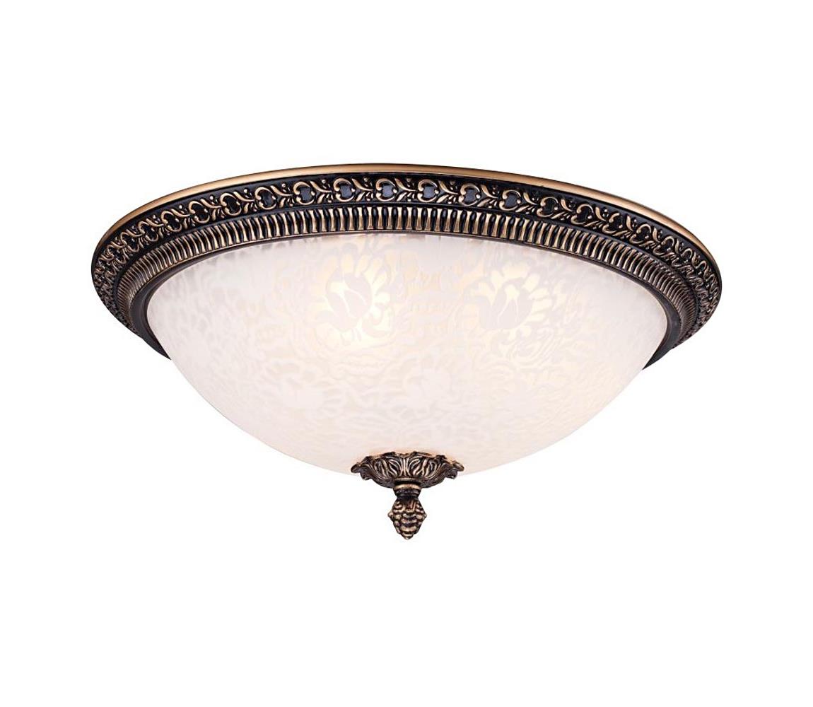 Maytoni C908-CL-03-R - Stropní svítidlo PASCAL 3xE27/40W/230V bronzová C908-CL-03-R