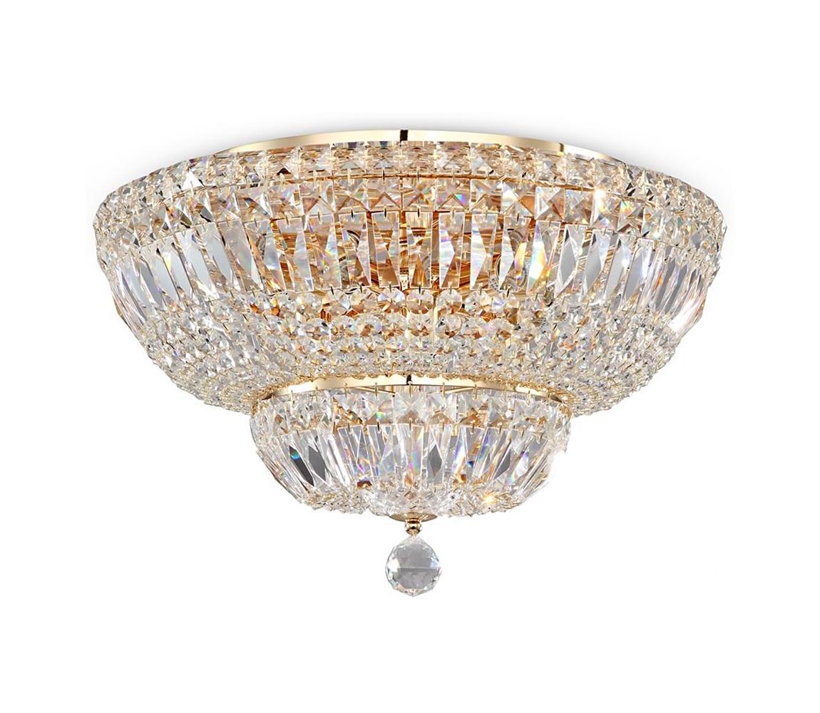 Maytoni DIA100-CL-12-G - Stropní svítidlo BASFOR 12xE14/60W/230V zlatá DIA100-CL-12-G