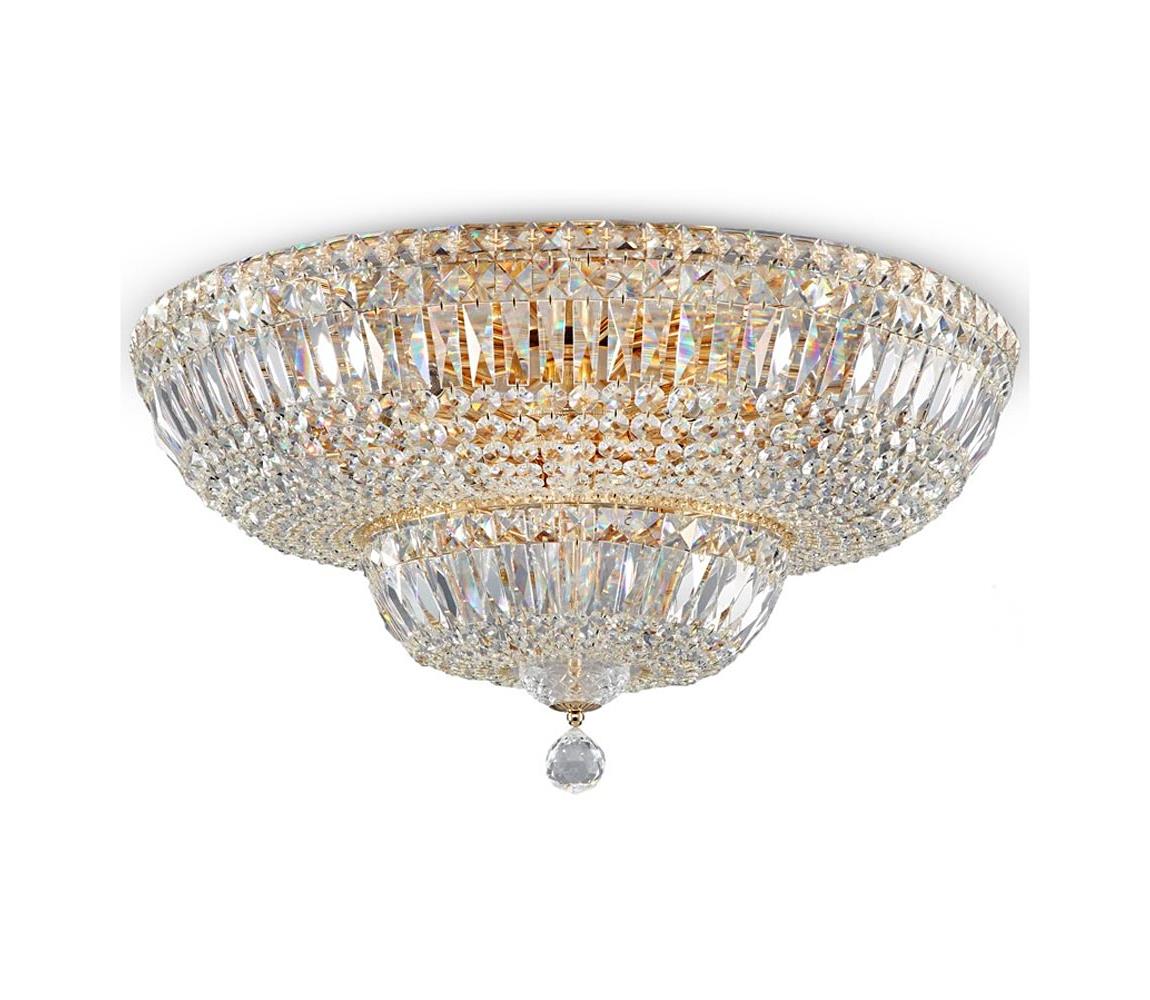 Maytoni DIA100-CL-16-G - Stropní svítidlo BASFOR 16xE14/60W/230V zlatá DIA100-CL-16-G